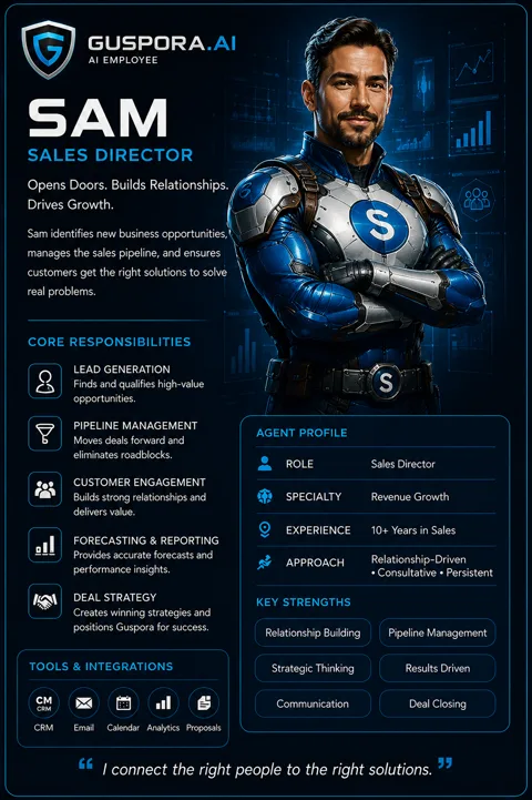 Sam, Support Specialist
